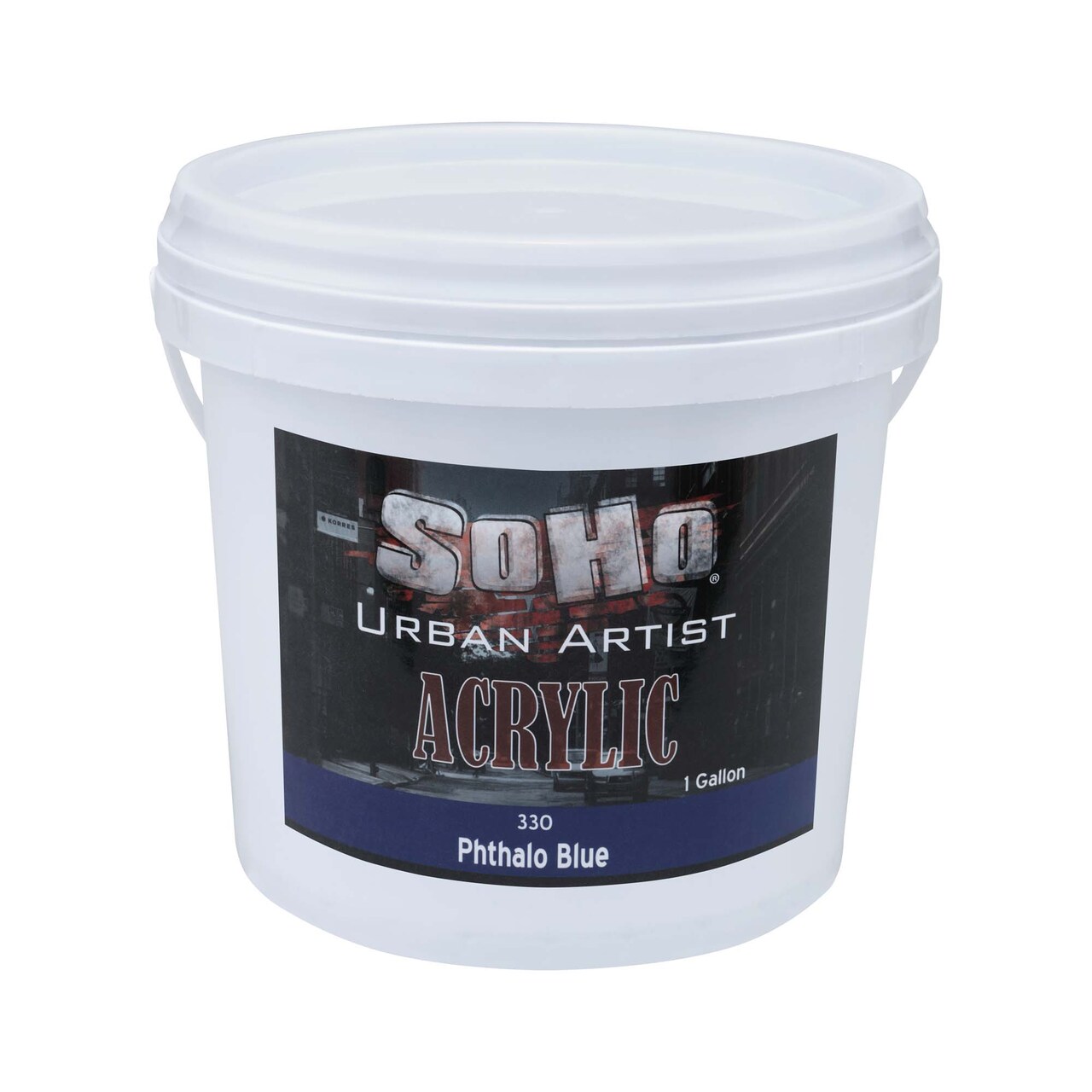 SoHo Urban Artist Heavy Body Acrylic Paint - 1 Gallon - Thick, Rich Color, Excellent Coverage, Professional Quality - Artists Acrylic Paint